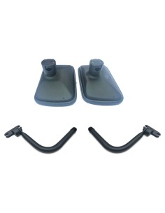 2x Außenspiegel Rückspiegel 250x160 ø14-23mm LKW Bagger Spiegelarm Spiegelhalter