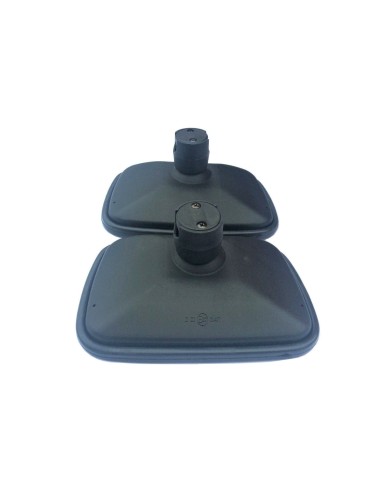 2x Außenspiegel Rückspiegel 250x160 ø14-23mm LKW Bagger Spiegelarm Spiegelhalter