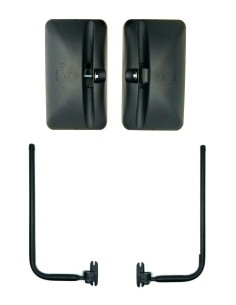 2x Außenspiegel Ruckspiegel Seitenspieg305x170 ø14-18 Spiegelhalter Spiegelarm