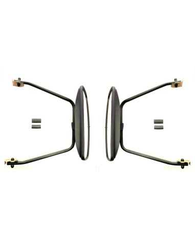 2x Außenspiegel Rückspiegel Beheizt 400x195 Traktor Spiegelarm Spiegelhalter SET