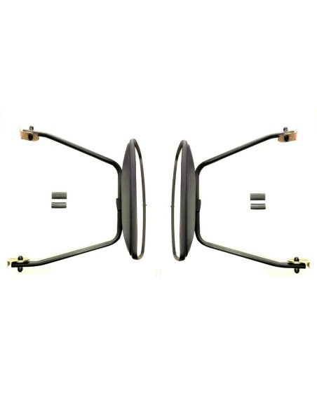 2x Außenspiegel Rückspiegel Beheizt 400x195 Traktor Spiegelarm Spiegelhalter SET