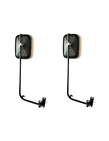 2x Rückspiegel Außenspiegel ø10 Traktor Bagger 175x125 mm Spiegelhalter Arm