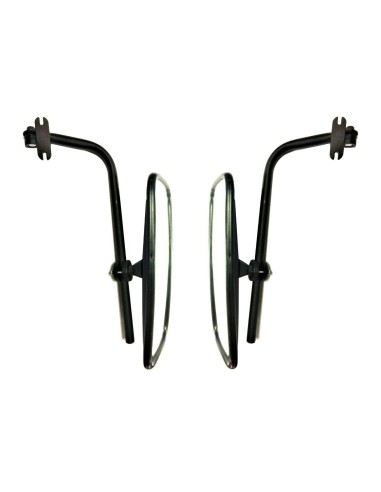 2x Außenspiegel Rückspiegel für Traktor Bagger LKW 375x185 mm Spiegelhalter  SET