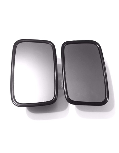 2x Außenspiegel Ruckspiegel Seitenspiegel SET 245x160mm Spiegelhalter Spiegelarm