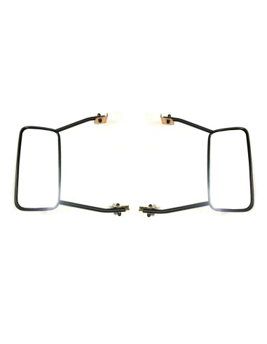 2x Außenspiegel Ruckspiegel Seitenspiegel ø14-30 375x18 mit Spiegelhalter SET