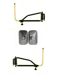 Außenspiegel Rückspiegel Spiegel x2 250x160 mm  ø18mit Spiegelarm Spiegelhalter