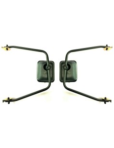 2x Außenspiegel Seitenspiegel R650° ø15-28 Traktor 198x160 mit Spiegelhalter SET