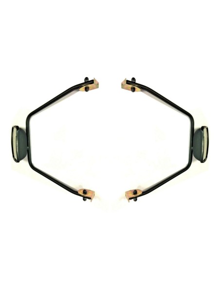 2x Außenspiegel Seitenspiegel R650° ø15-28 Traktor 198x160 mit Spiegelhalter SET