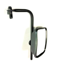 Außenspiegel Seitenspiegel R650° ø15-28 LKW 198x160 mm E20 mit Spiegelhalter SET