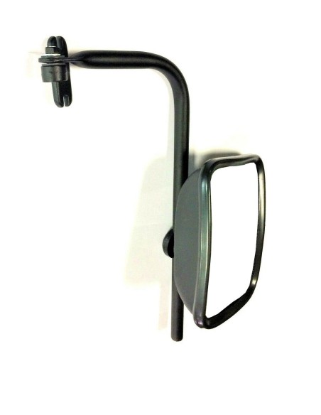 2x Außenspiegel Seitenspiegel R650° ø15-28 LKW 198x160 mm mit Spiegelhalter SET