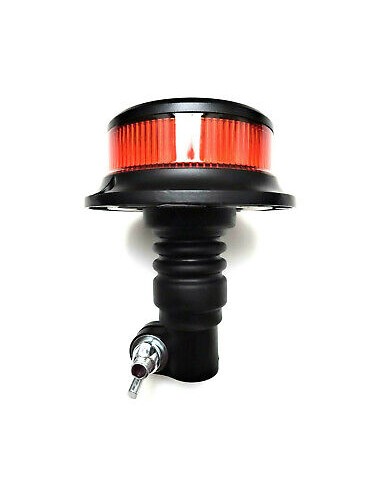 Orange 18 LED Rundumleuchte 3 Blitzmuster 12V 24V mit ECE R65 R10 E9 Warnleuchte