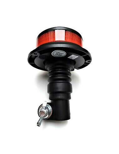 Orange 18 LED Rundumleuchte 3 Blitzmuster 12V 24V mit ECE R65 R10 E9 Warnleuchte