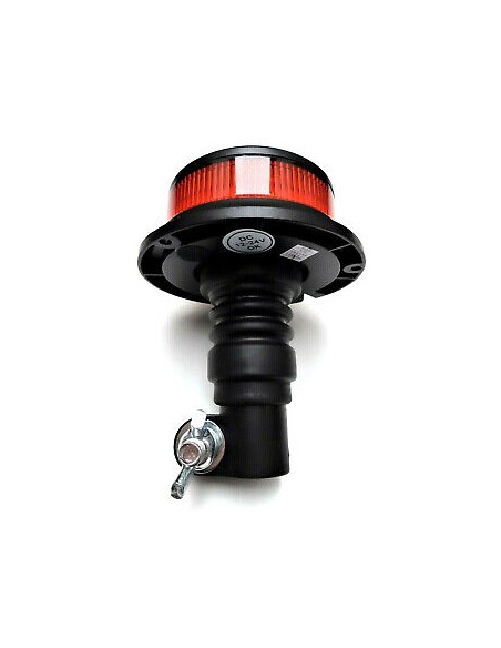 Orange 18 LED Rundumleuchte 3 Blitzmuster 12V 24V mit ECE R65 R10 E9 Warnleuchte