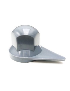 10x Radmutterkappen mit Positionsanzeige Radmutterabdeckung LKW Ø32 mm Grau