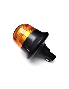 LED Warnleuchte Rund Ø145 Doppelter Blitz 9 LED 12V 24V 48V E9 ECE R65 EMV IP68