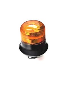LED Warnleuchte Rund Ø145 Doppelter Blitz 9 LED 12V 24V 48V E9 ECE R65 EMV IP68 2