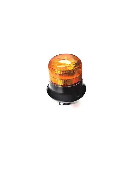 LED Warnleuchte Rund Ø145 Doppelter Blitz 9 LED 12V 24V 48V E9 ECE R65 EMV IP68