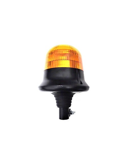 LED Warnleuchte Rund Ø145 Doppelter Blitz 9 LED 12V 24V 48V E9 ECE R65 EMV IP68
