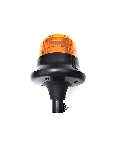 LED Warnleuchte Rund Ø145 Doppelter Blitz 9 LED 12V 24V 48V E9 ECE R65 EMV IP68