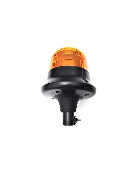 LED Warnleuchte Rund Ø145 Doppelter Blitz 9 LED 12V 24V 48V E9 ECE R65 EMV IP68
