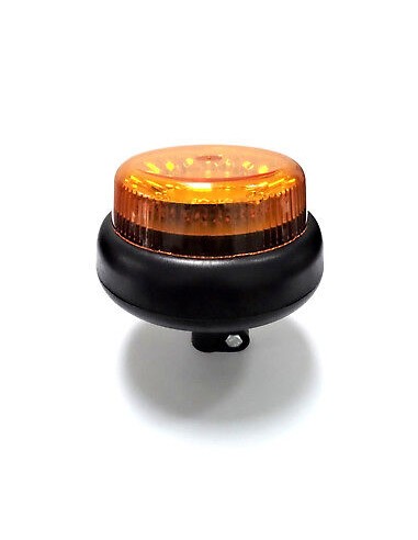 LED Warnleuchte Rund Ø165 Doppelter Blitz 20 LED 12V 24V 48V E9 ECE R65 EMV IP68