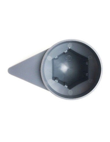 40x Radmutterkappen mit Positionsanzeige Radmutterabdeckung LKW Ø32 mm Grau