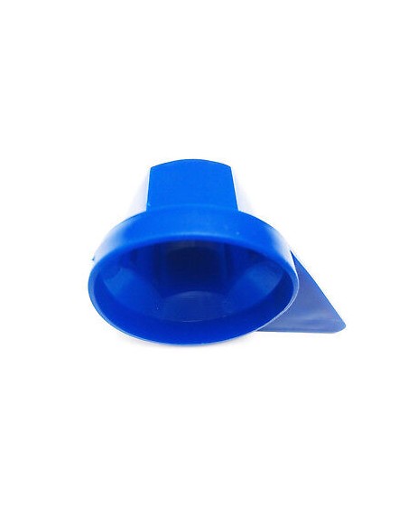 10x Radmutterkappen mit Positionsanzeige Radmutterabdeckung LKW Ø33 mm Blau