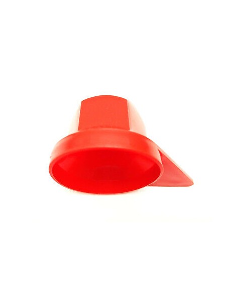 60x Radmutterkappen mit Positionsanzeige Radmutterabdeckung LKW Ø33 mm Rot