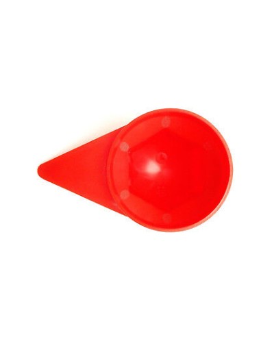 60x Radmutterkappen mit Positionsanzeige Radmutterabdeckung LKW Ø33 mm Rot