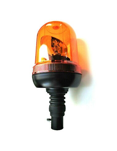Rundumleuchte 12V / 24V H1 flexibler Fuss Warnleuchte mit Aufsteckrohr T