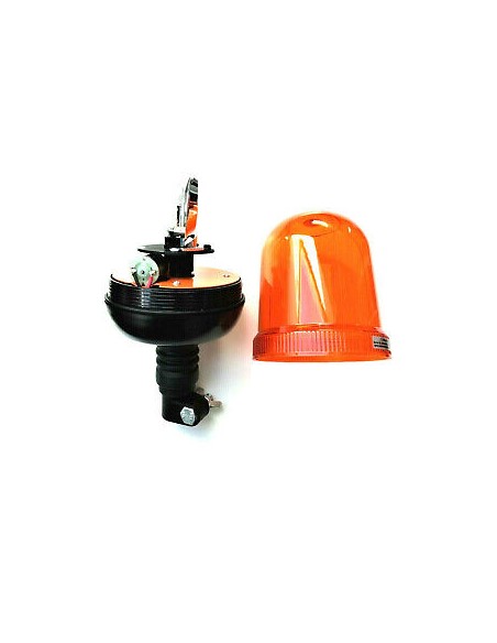 Rundumleuchte 12V / 24V H1 flexibler Fuss Warnleuchte mit Aufsteckrohr T