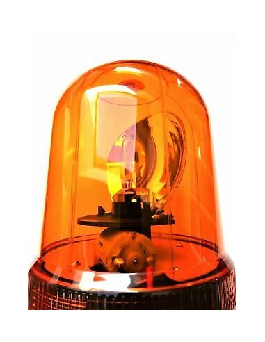 Rundumleuchte 12V / 24V H1 flexibler Fuss Warnleuchte mit Aufsteckrohr T