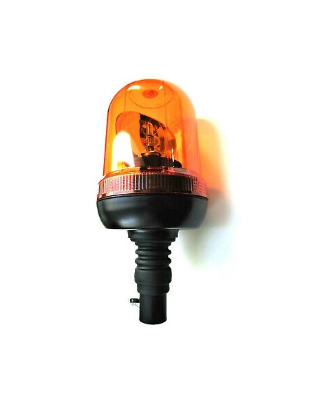 Rundumleuchte 12V / 24V H1 flexibler Fuss Warnleuchte mit Aufsteckrohr U