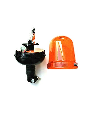 Rundumleuchte 12V / 24V H1 flexibler Fuss Warnleuchte mit Aufsteckrohr U