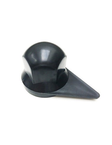 40x Radmutterkappen mit Positionsanzeige Radmutterabdeckung LKW Ø33 mm Schwarz