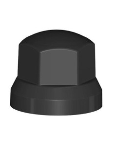 10x Radmutterkappen Ø32 mm Schwarz Radmutterabdeckung Radmutterschutz Kappe LKW