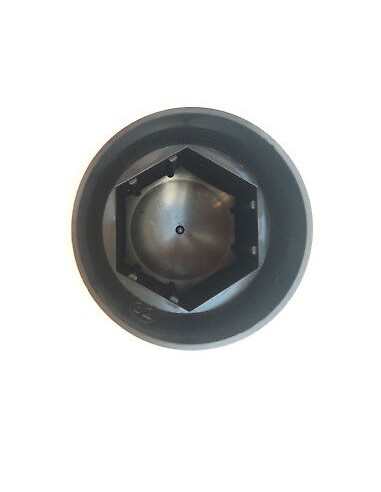 10x Radmutterkappen Ø32 mm Schwarz Radmutterabdeckung Radmutterschutz Kappe LKW
