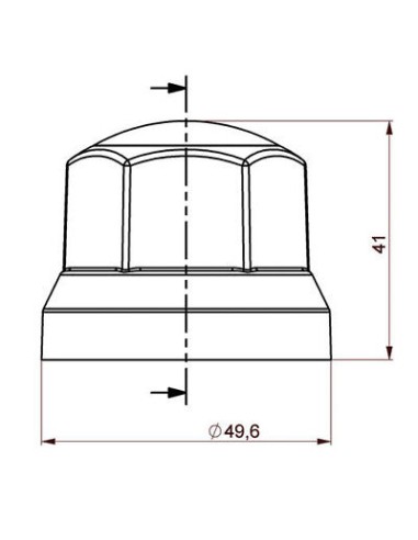 10x Radmutterkappen Ø32 mm Schwarz Radmutterabdeckung Radmutterschutz Kappe LKW