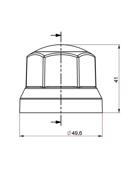 10x Radmutterkappen Ø32 mm Schwarz Radmutterabdeckung Radmutterschutz Kappe LKW