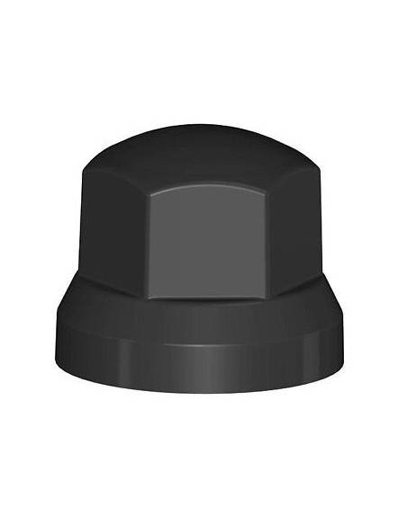 40x Radmutterkappen Ø32 mm Schwarz Radmutterabdeckung Radmutterschutz Kappe LKW