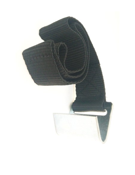 Polyestergurt mit verzinktem Flachhaken für LKW Länge: 640 mm Breite: 46 mm