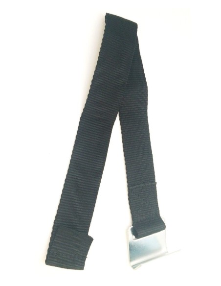 Polyestergurt mit verzinktem Flachhaken für LKW Länge: 640 mm Breite: 46 mm