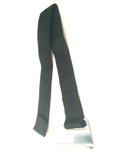 Polyestergurt mit verzinktem Flachhaken für LKW Länge: 640 mm Breite: 46 mm
