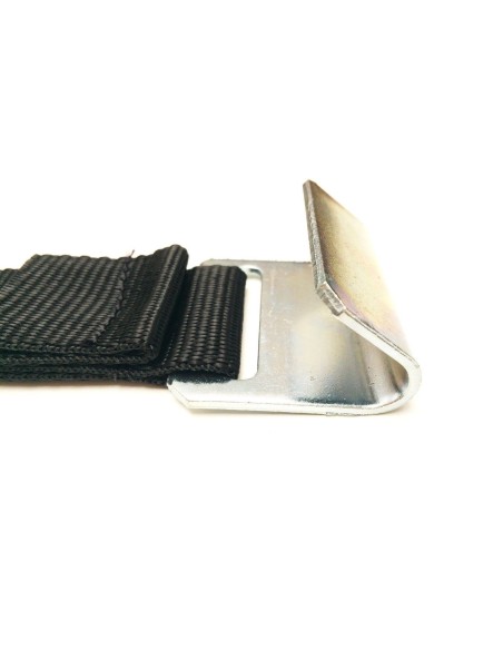 Polyestergurt mit verzinktem Flachhaken für LKW Länge: 640 mm Breite: 46 mm
