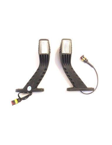 2x LED Umrissleuchte Begrenzungsleuchte  125x180x55 Seitenlicht Links Rechts SET