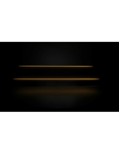 LED Warnbalken 1240×298 mm, 60W, Warnleuchte LED, 48 LEDs, 12/24V, R65 R10, IP65 – breite Warnfläche, robuste PC-Konstruktion