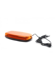 LED-Warnbalken 305×158 mm R65/R10 – Magnetbefestigung, 12/24V, flach, 84 LED, IP67, Amber 2