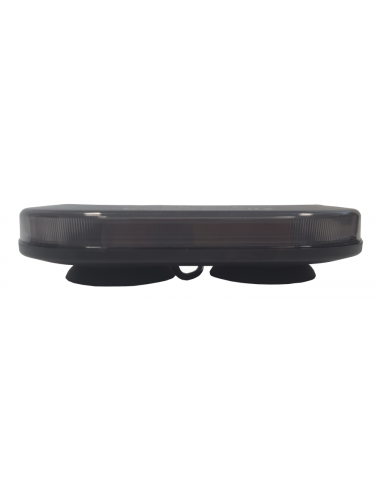 LED-Warnbalken 248×171 mm R65/R10 – 60 LED, Magnet, 12/24V, IP67, Amber, Dark Edition