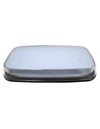 LED-Warnbalken 270×160 mm R65/R10 – 60 LED, Magnet, 12/24V, IP67, Amber