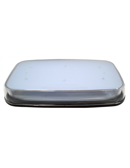 LED-Warnbalken 270×160 mm R65/R10 – 60 LED, Magnet, 12/24V, IP67, Amber